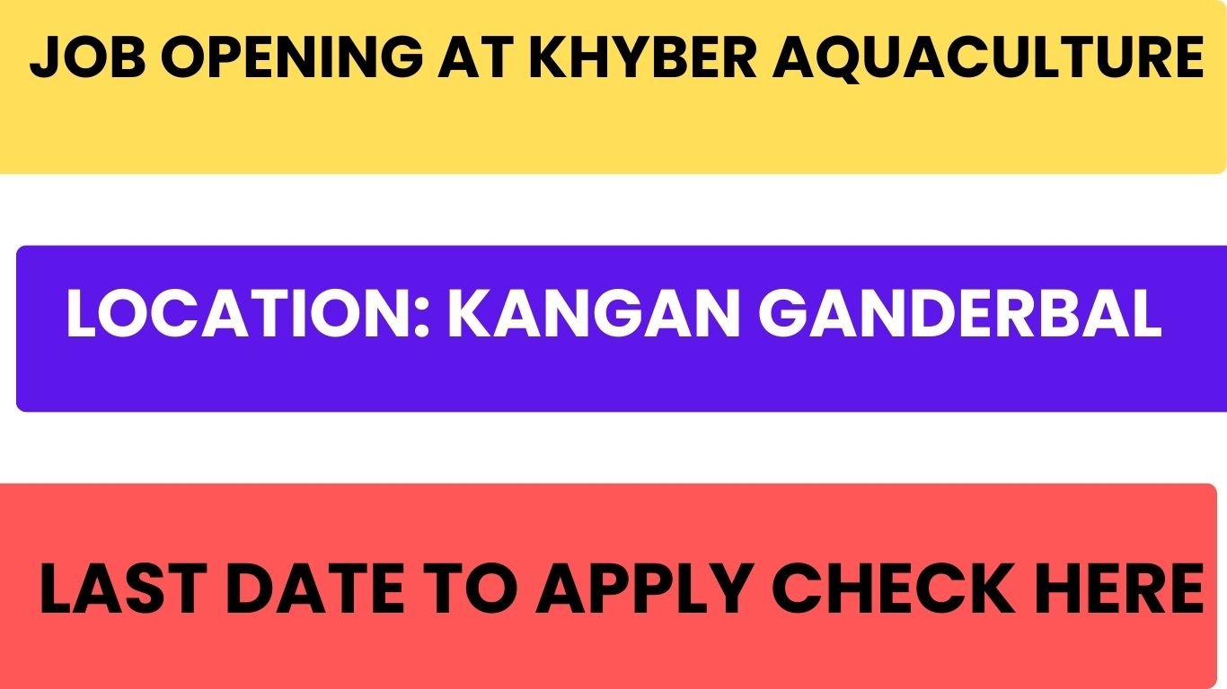 Executive (Purchase) Job Opening at Khyber Aquaculture – Apply Now!